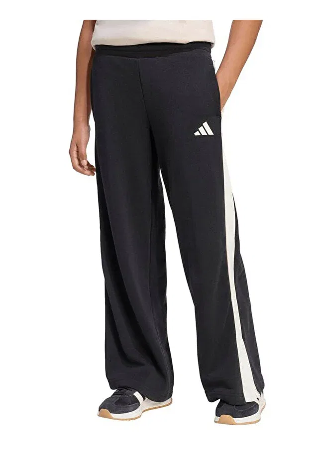 Детские спортивные штаны для девочек с прямым кроем Adidas, Black