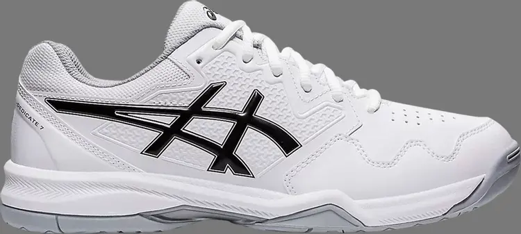 

Кроссовки gel dedicate 7 'white black' Asics, белый