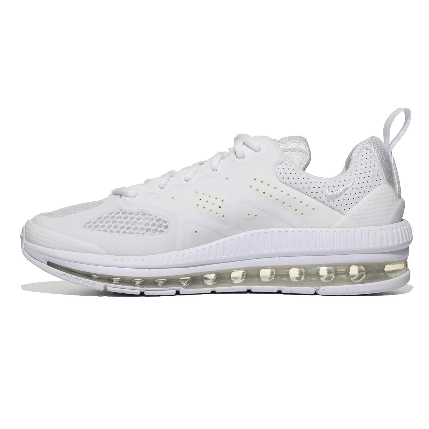 Детские спортивные кроссовки для мальчиков с шнуровкой Air Max 90 LTR (PS) NIKE, White White — фото 2