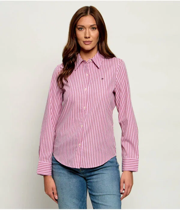 Женская рубашка с длинным рукавом Tommy Hilfiger, Rosa