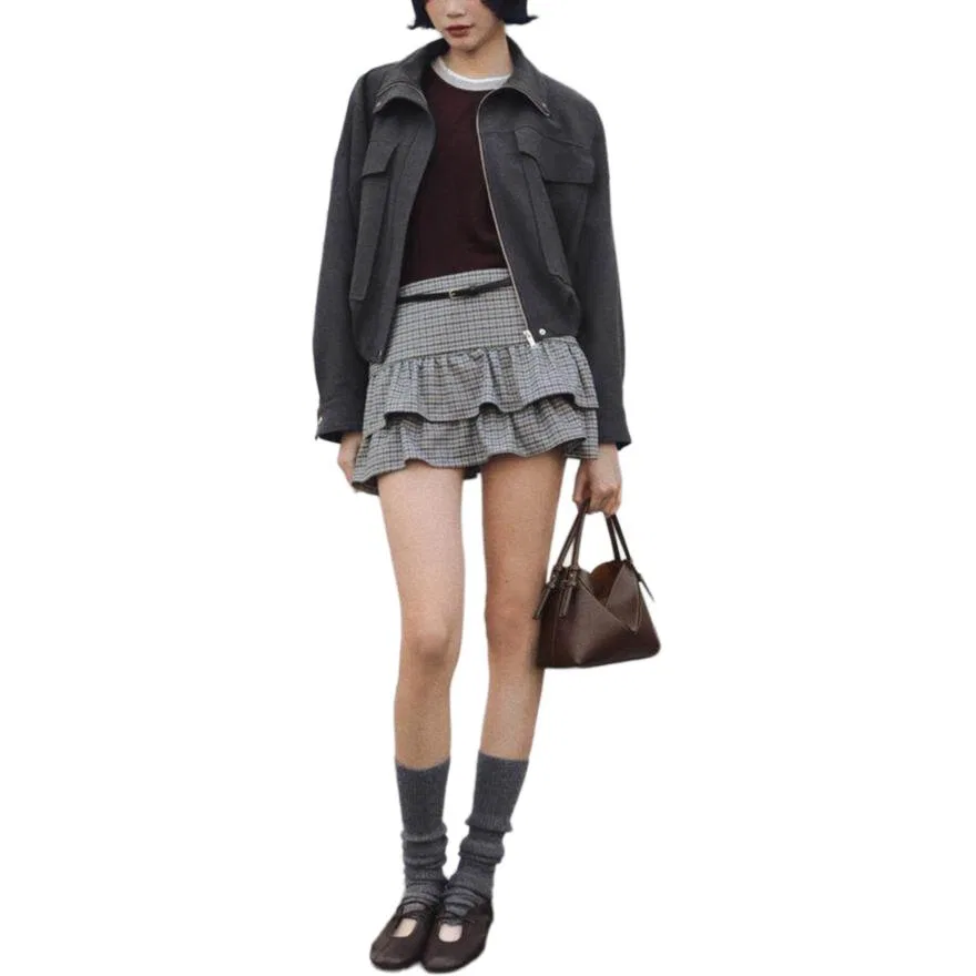 Женское пальто ZARA, Dark Gray — фото 4