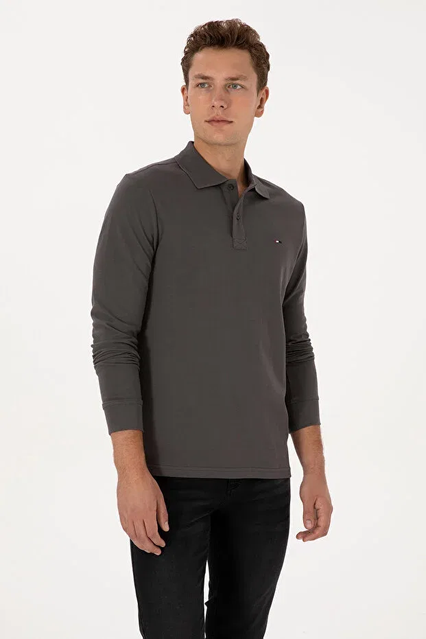 Мужские свитшот хлопковый U.S. Polo Assn., Gray