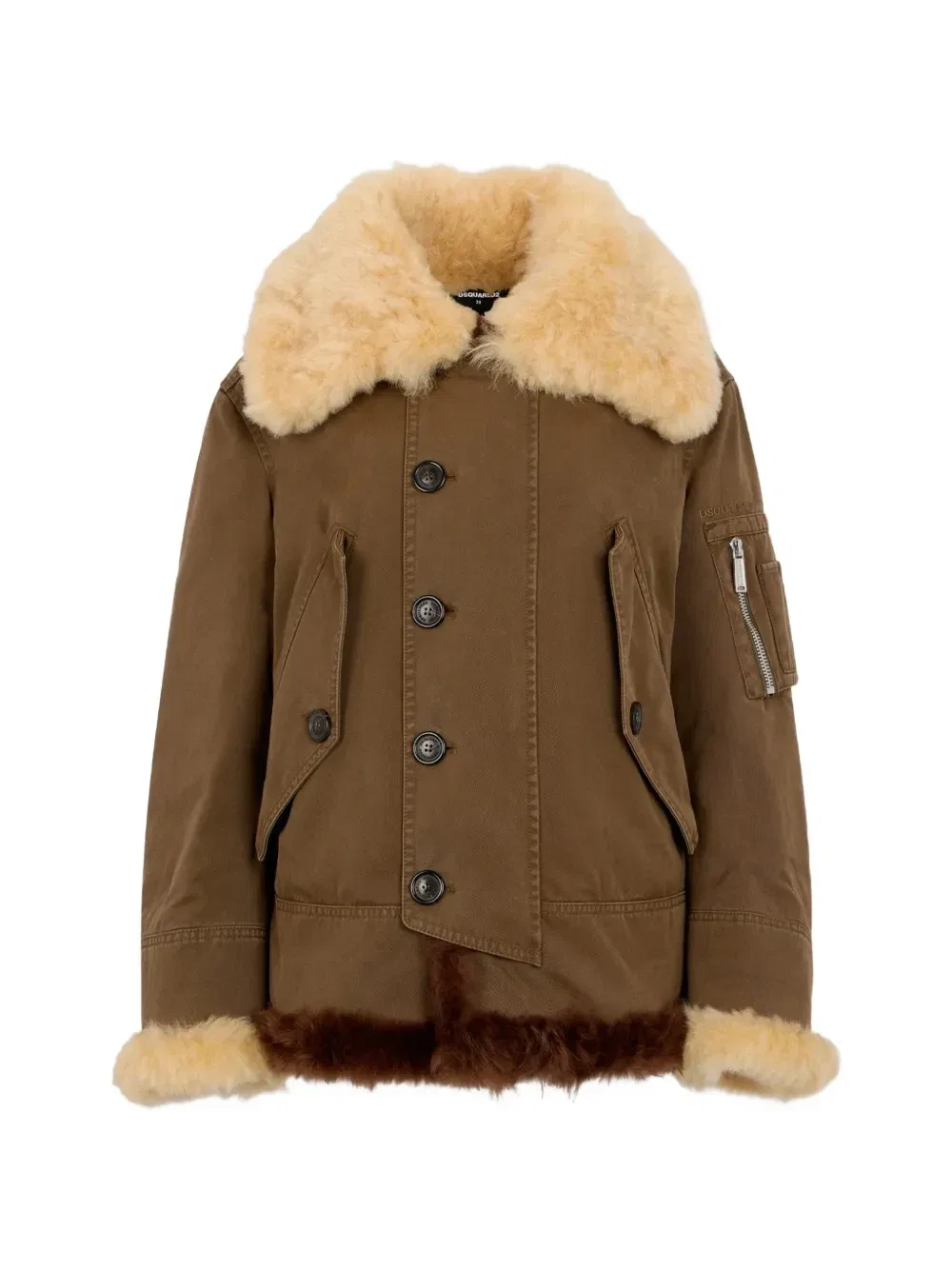 Куртка Utility2 Dsquared2, коричневый