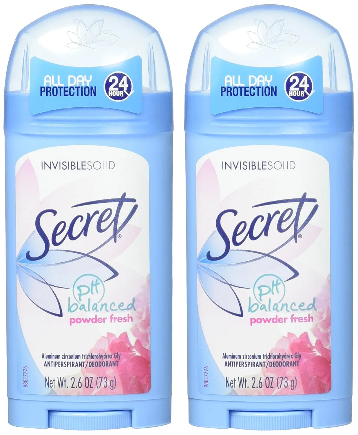 Антиперспирант-дезодорант твердый Secret Invisible Solid, 2 шт, 147 г, Berry — фото 2