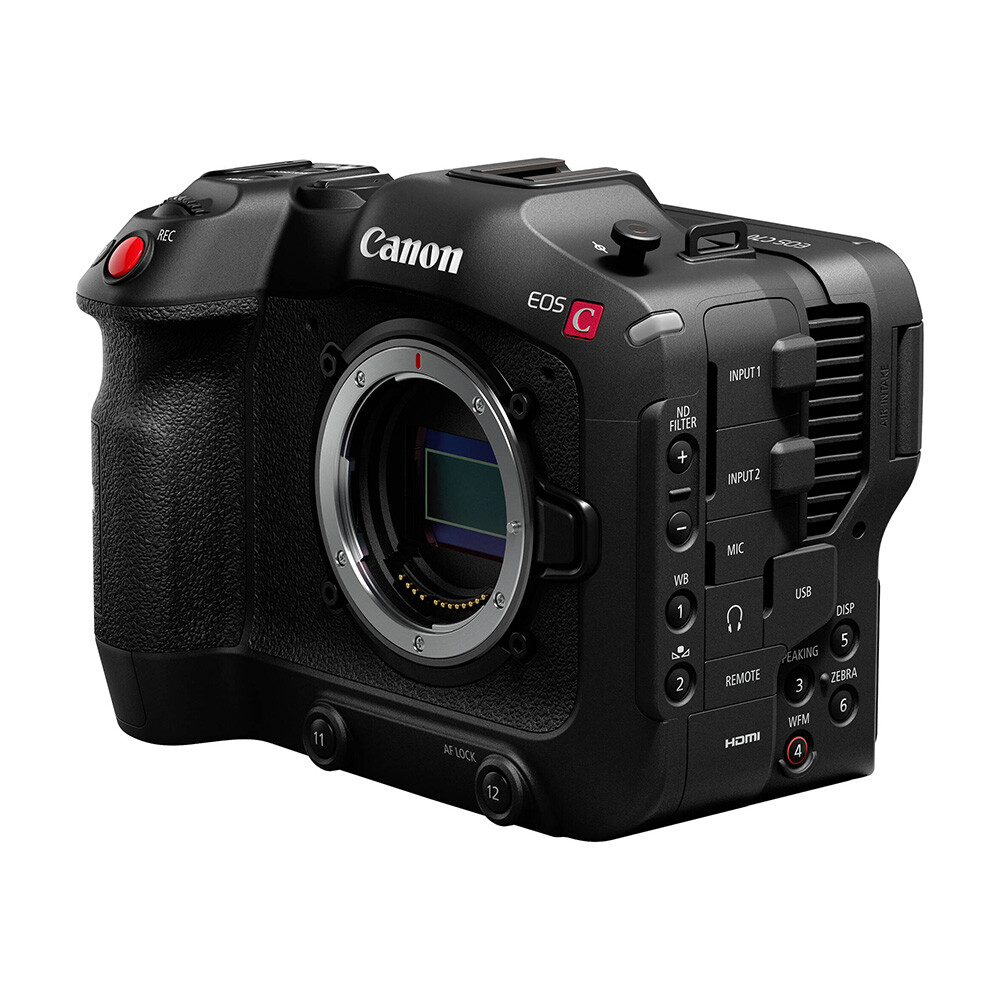 

Цифровая видеокамера Canon EOS C70, без объектива, черный