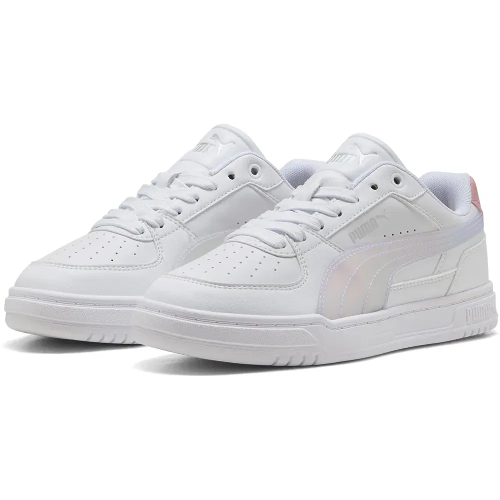 Детские кроссовки с голографической полосой Puma Caven III Holo 2.0, White — фото 2