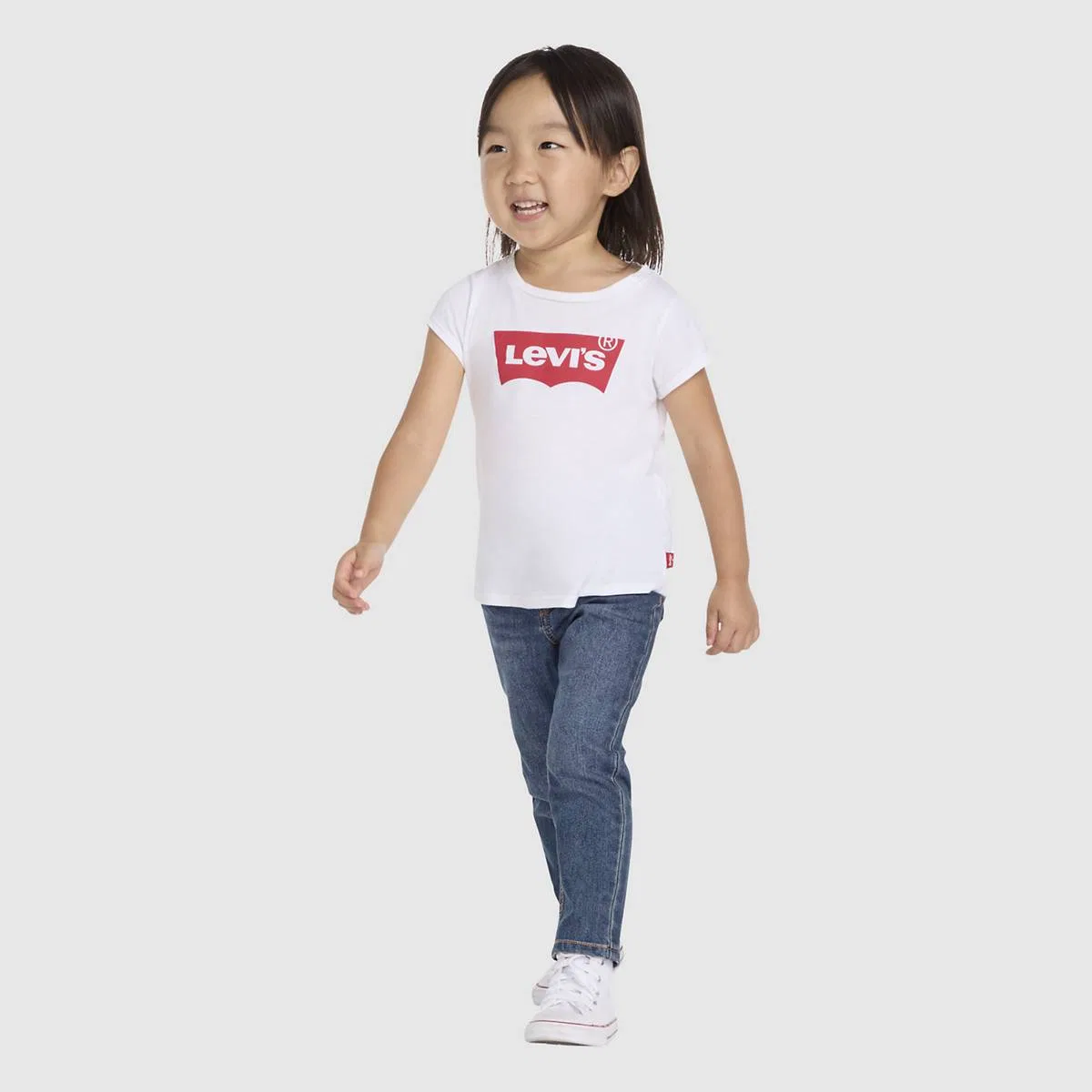 Узкие джинсы Brandi для девочек 2-4 лет Levi's, All The Feels - Dark Wash