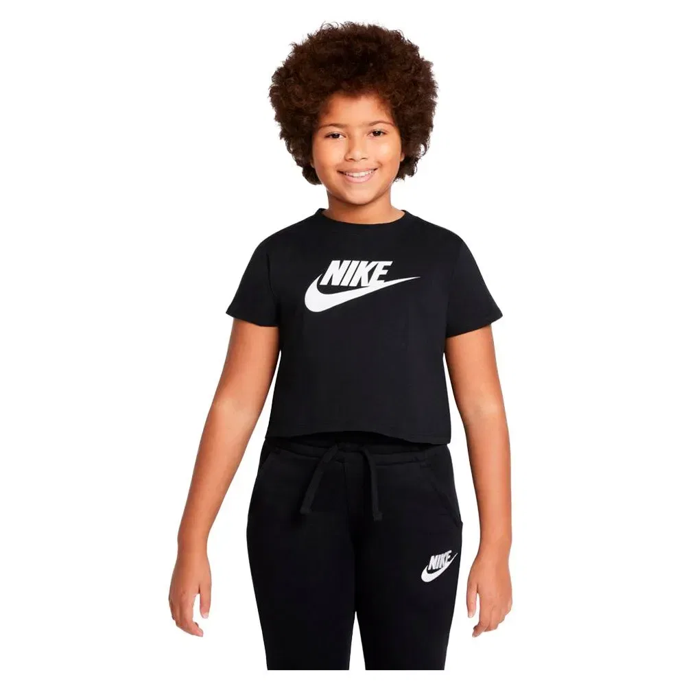 Футболка с коротким рукавом Nike Sportswear Cropped Futura Nike, черный