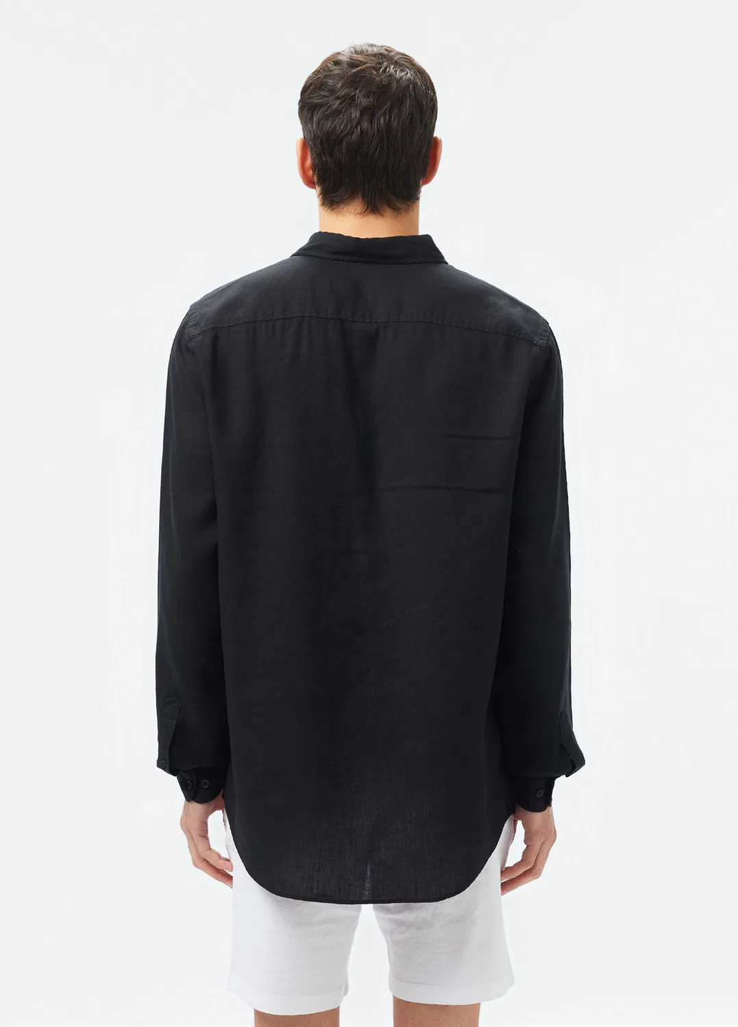 Рубашка regular fit Lacoste, черный — фото 2