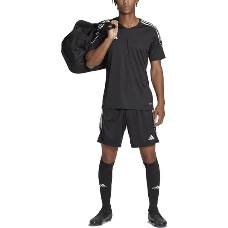 Футболка спортивная с логотипом Tiro 23 League Adidas, черный — фото 2