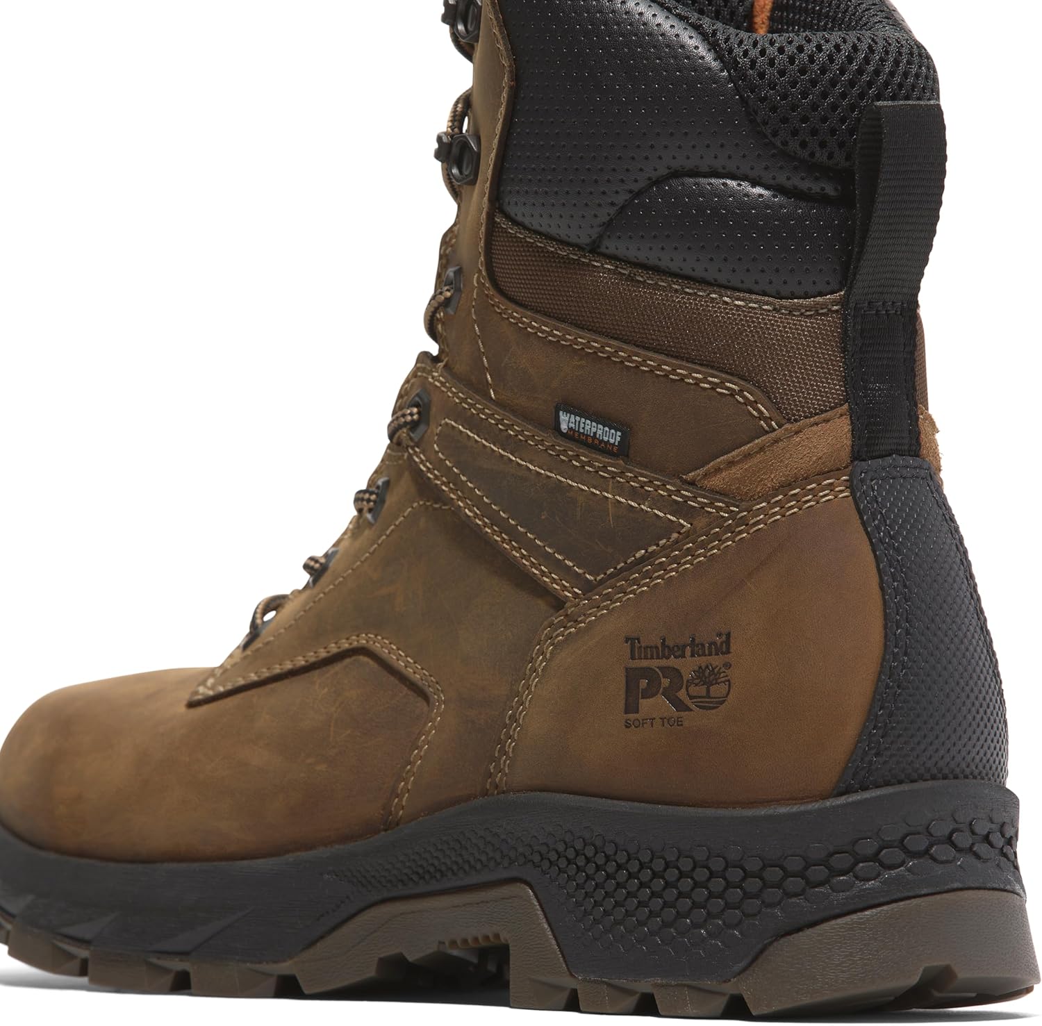 Timberland PRO мужские, Titan EV 8-дюймовые Soft Toe Waterproof ботинки, Brown — фото 3