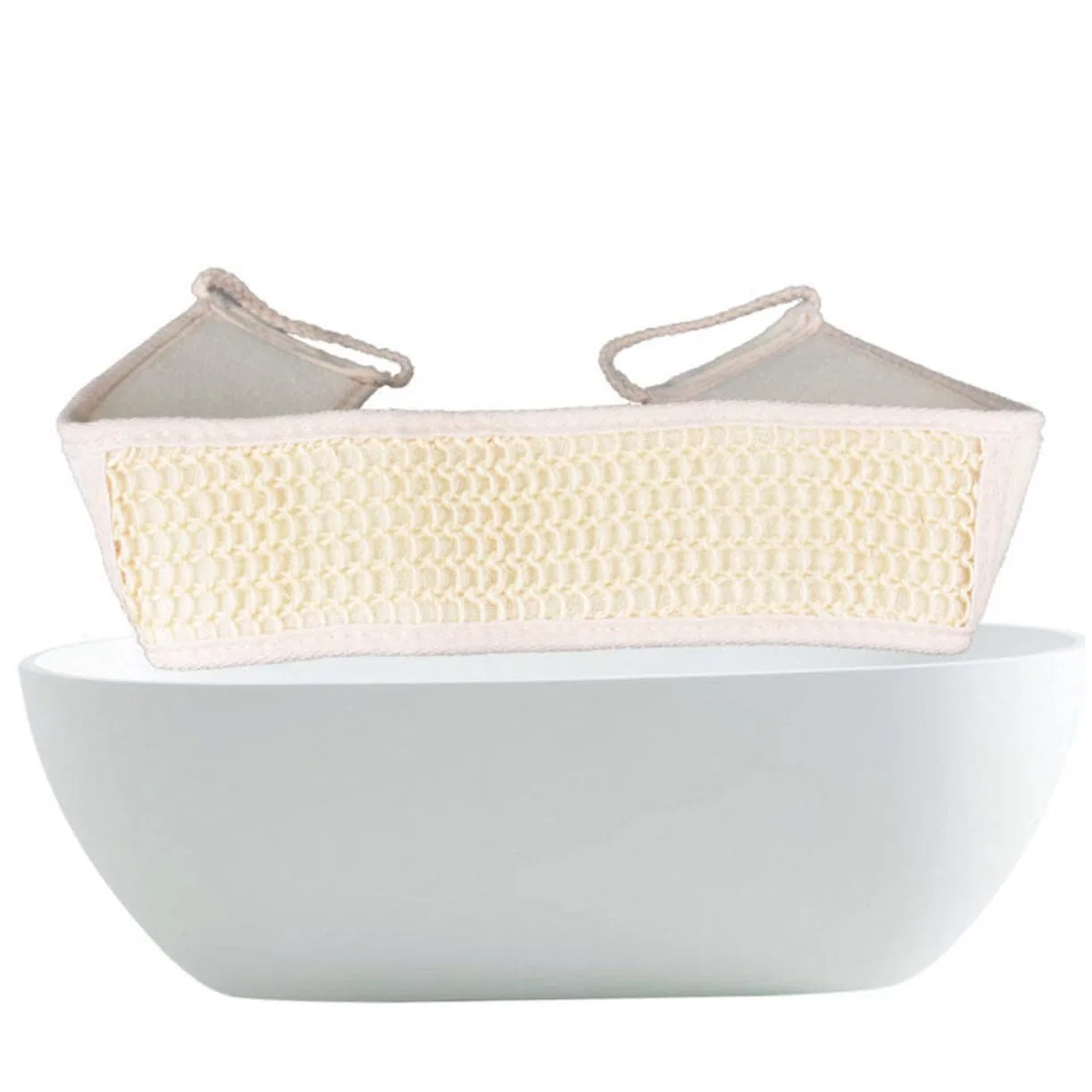 Мочалка для душа, Sisal, Healeved, набор 10 шт, 400 г, Beige — фото 4
