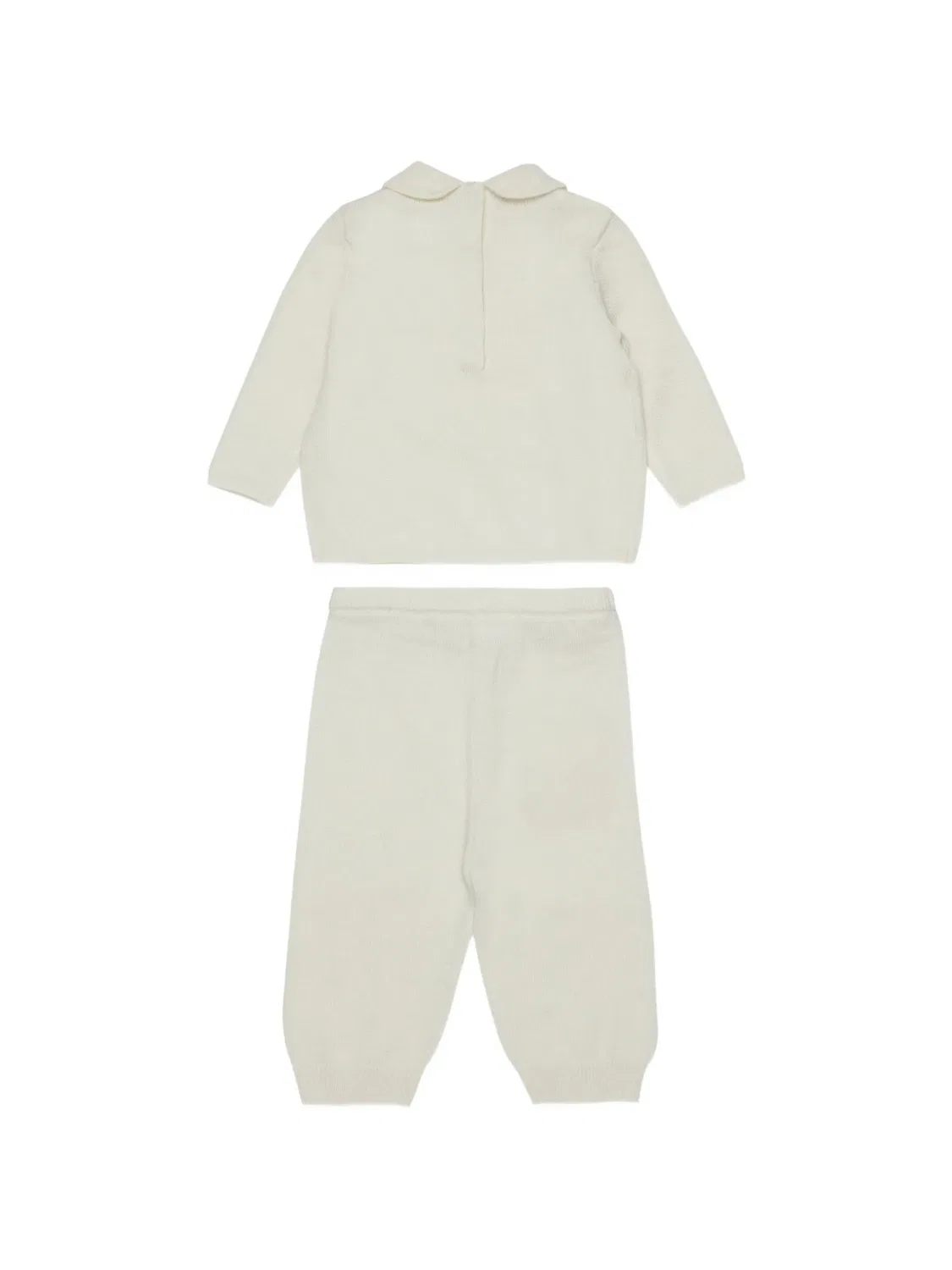 Спортивный костюм с вышитым логотипом Marni Kids, нейтральные цвета — фото 2