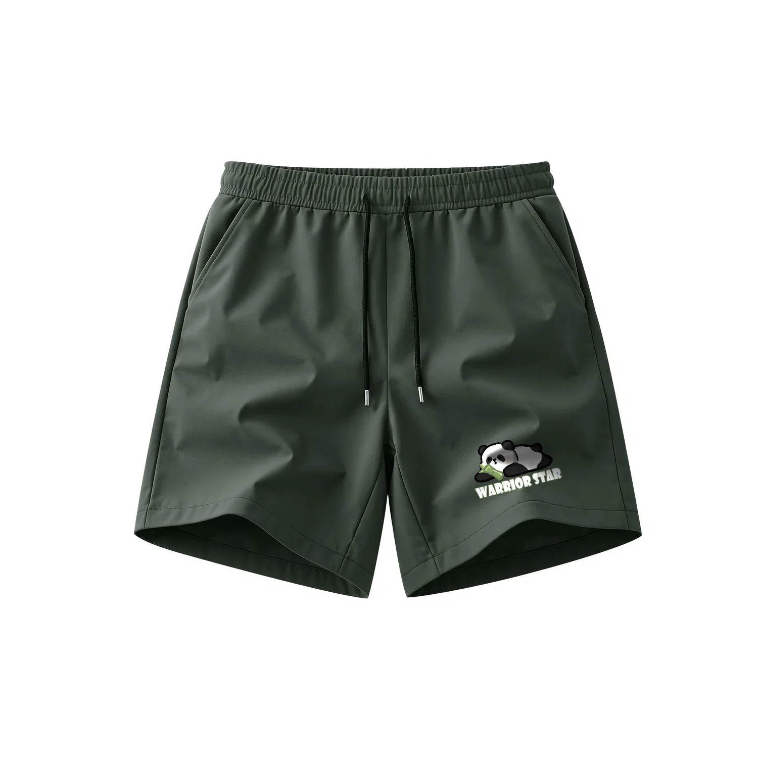 Детские шорты для мальчиков прямого кроя Ice Silk Fabric Army Green WARRIOR