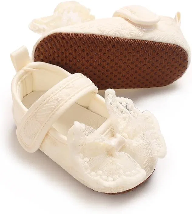 Детские туфли Мэри Джейн для девочек Purepips, Beige — фото 2