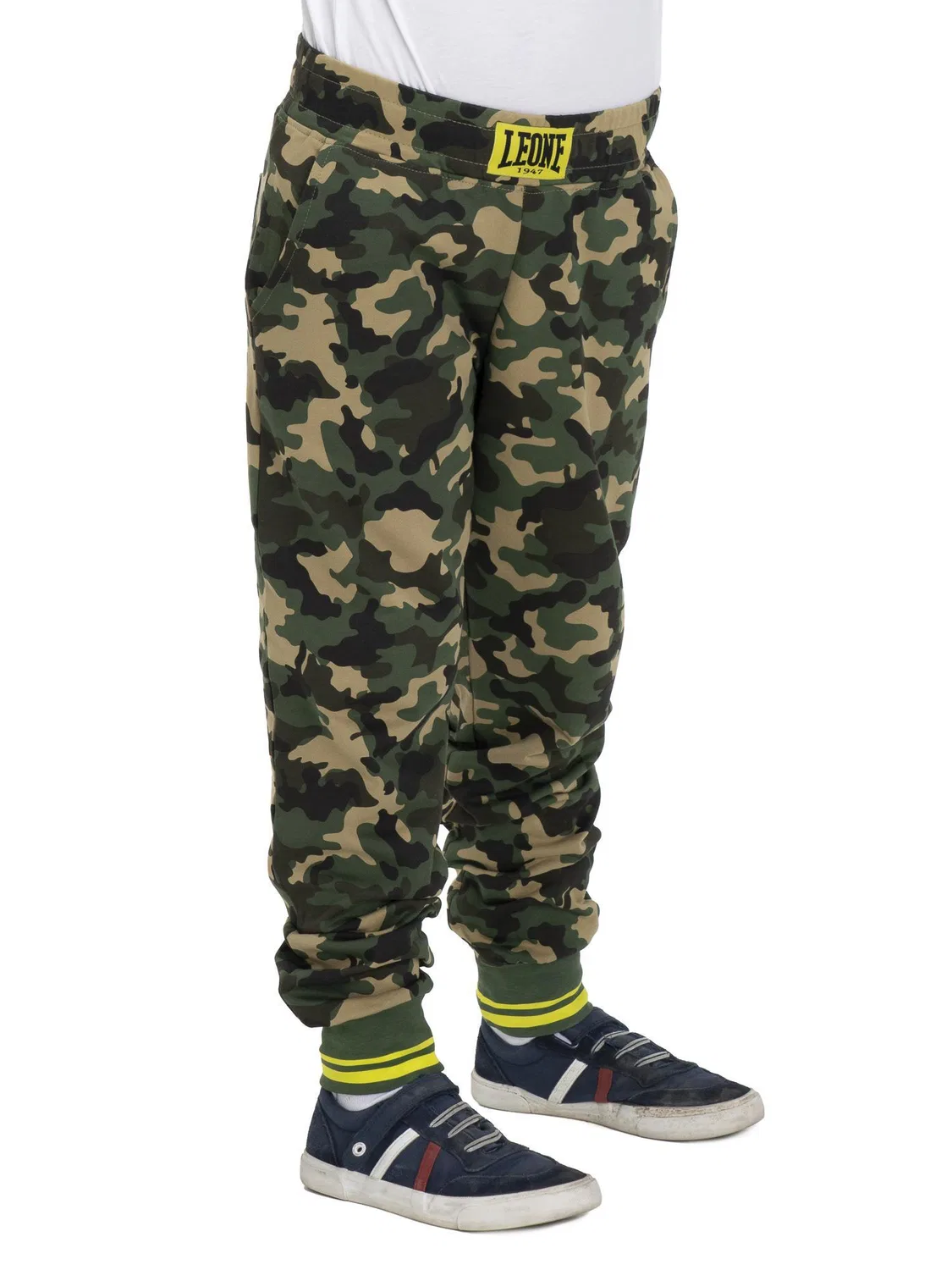 Детские спортивные штаны с принтом Bold Camo Leone 1947 Apparel, Bunt — фото 3