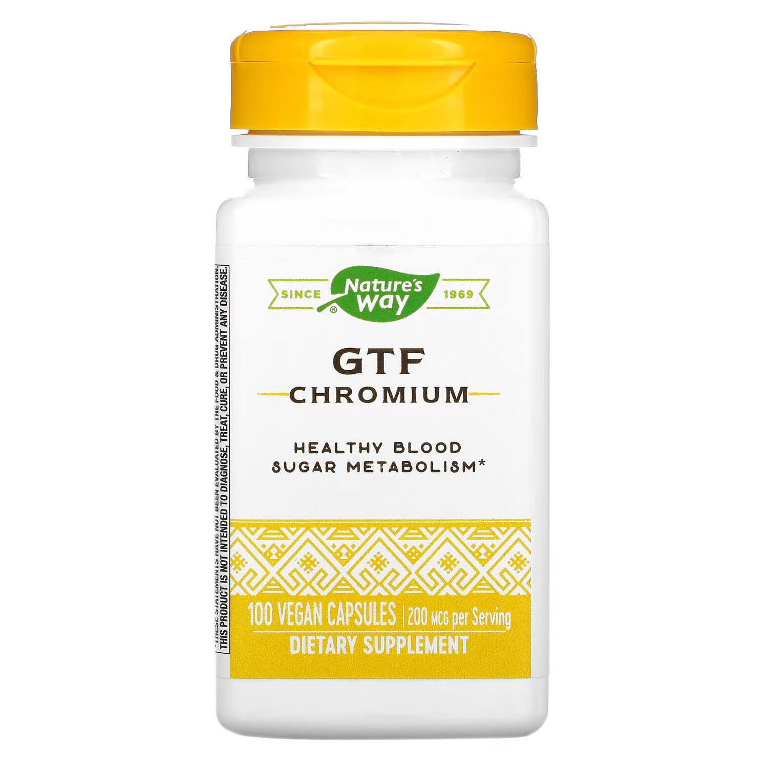 

Nature's Way хром (GTF) 200 мкг, 100 веганских капсул