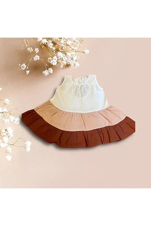 Детское платье для девочек льняное Linen 1-5 years old girl dress -child dress 1-5 years range Baby, Linen — фото 4