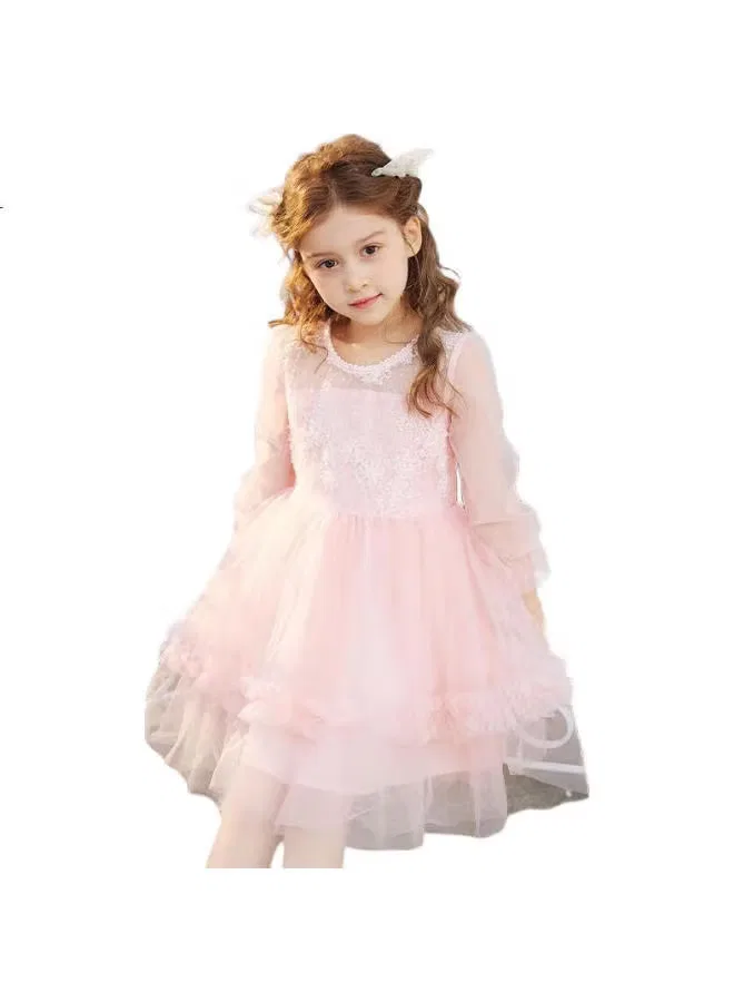 Платье с сеткой New Style Exclusive Wardrobe For Little Princess Follow Me, розовый