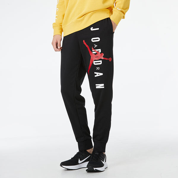 Спортивные штаны Air Jordan Basketball Lacing Sports Long Pants Black, черный — фото 4