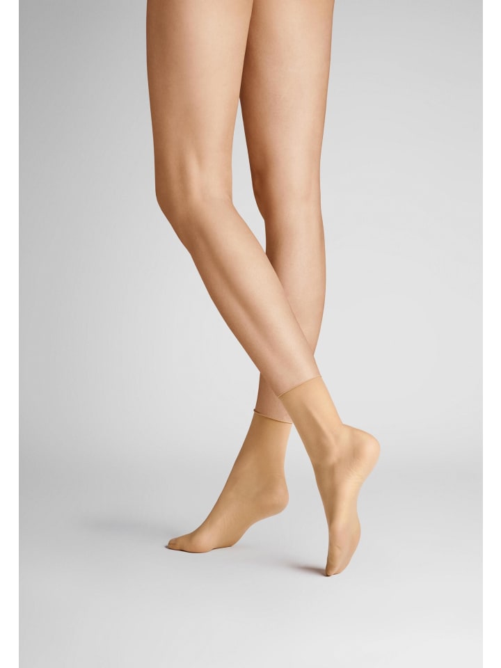 

Hudson Набор из 20 тонких носков Simply 20 (по 2 пары) с закатанным манжетом, цвет для лица