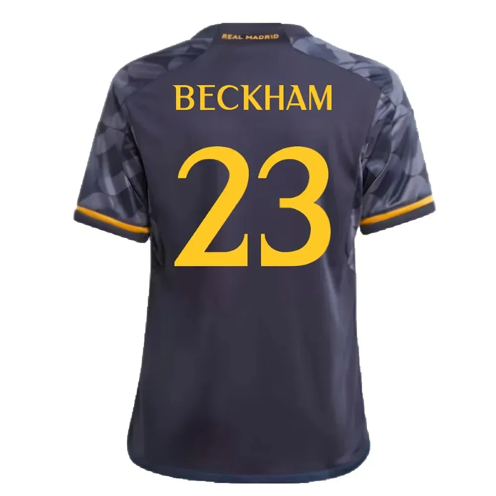 Футболка Real Madrid 2023-24 (выездная) Beckham 23, темно-синий — фото 2