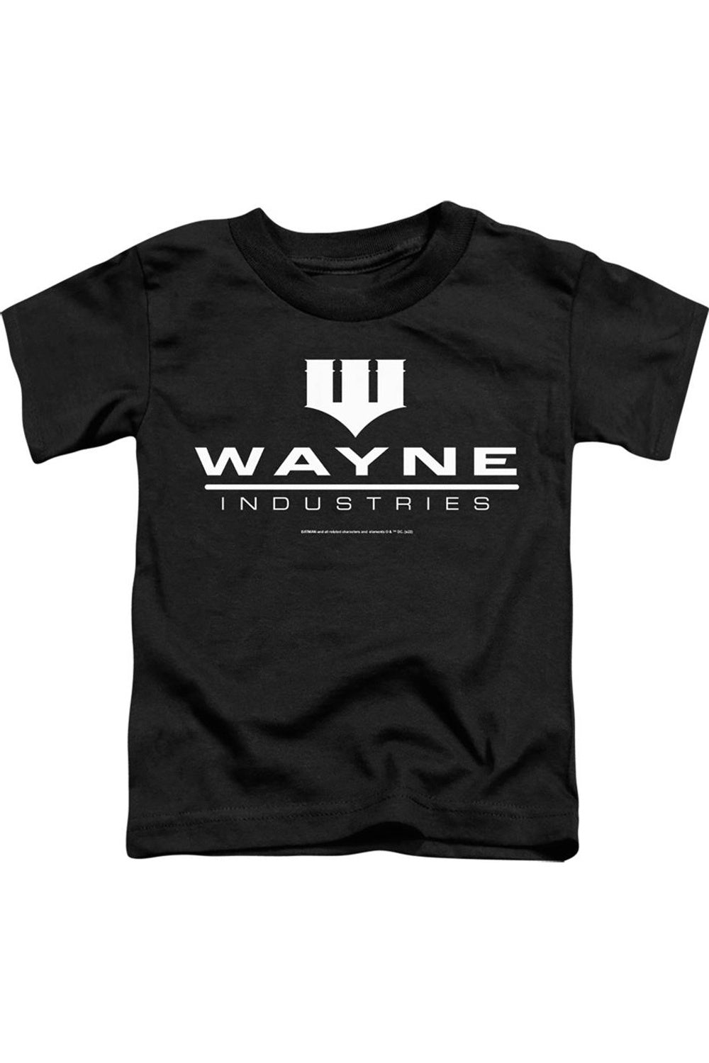 

Футболка с коротким рукавом для малышей с логотипом Batman Wayne на черном фоне Gildan