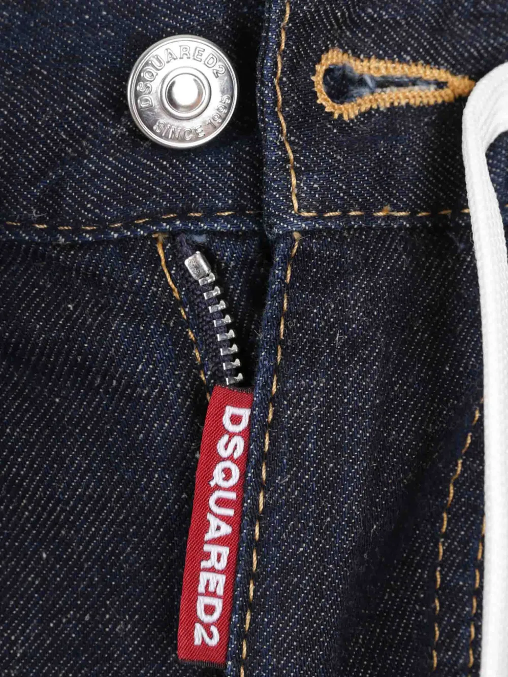 Шорты с поясными петлями и кулиской Dsquared2, синий — фото 3
