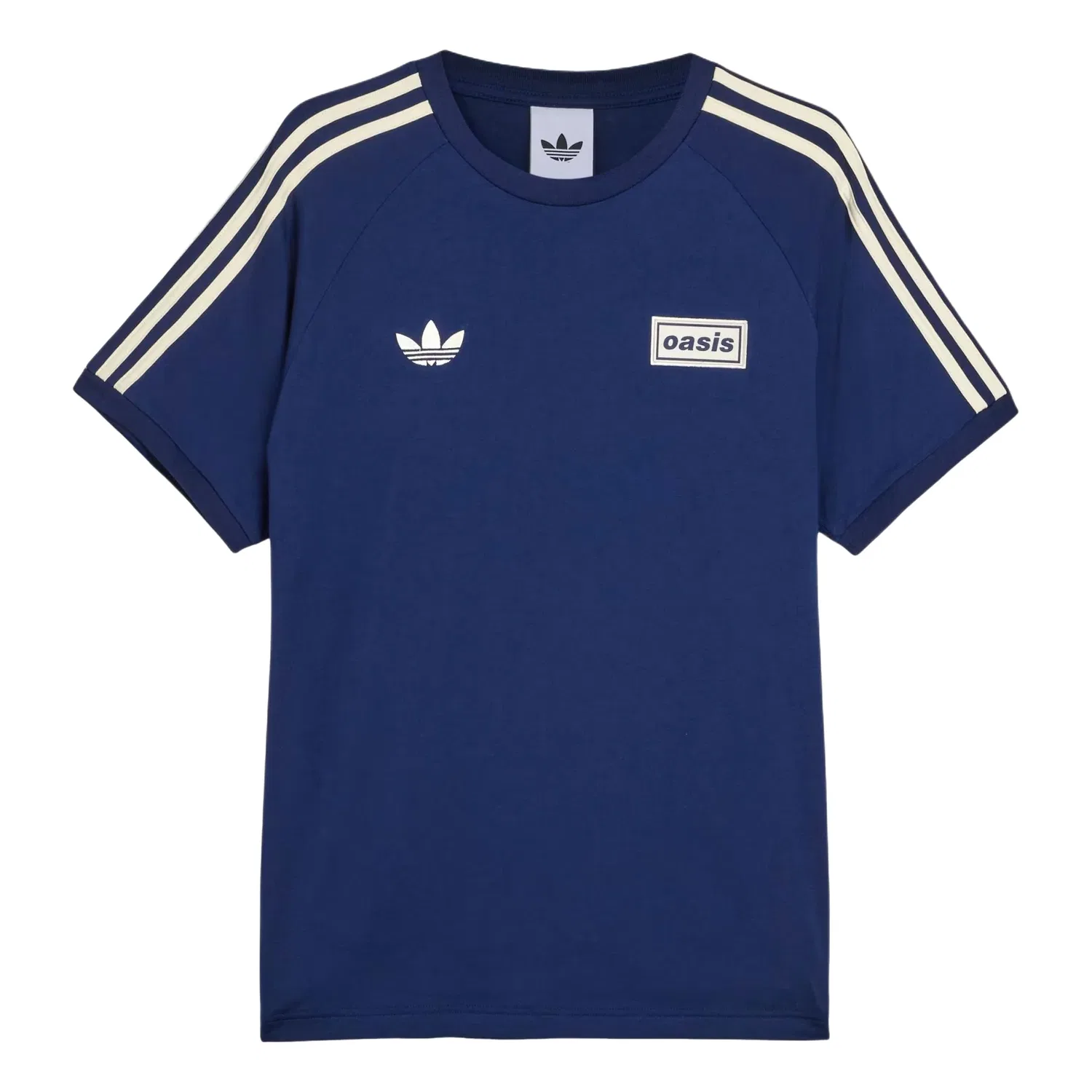 Футболка Adidas Tour Three Stripe 'Night Indigo Cream White' KW6282, темно-синий