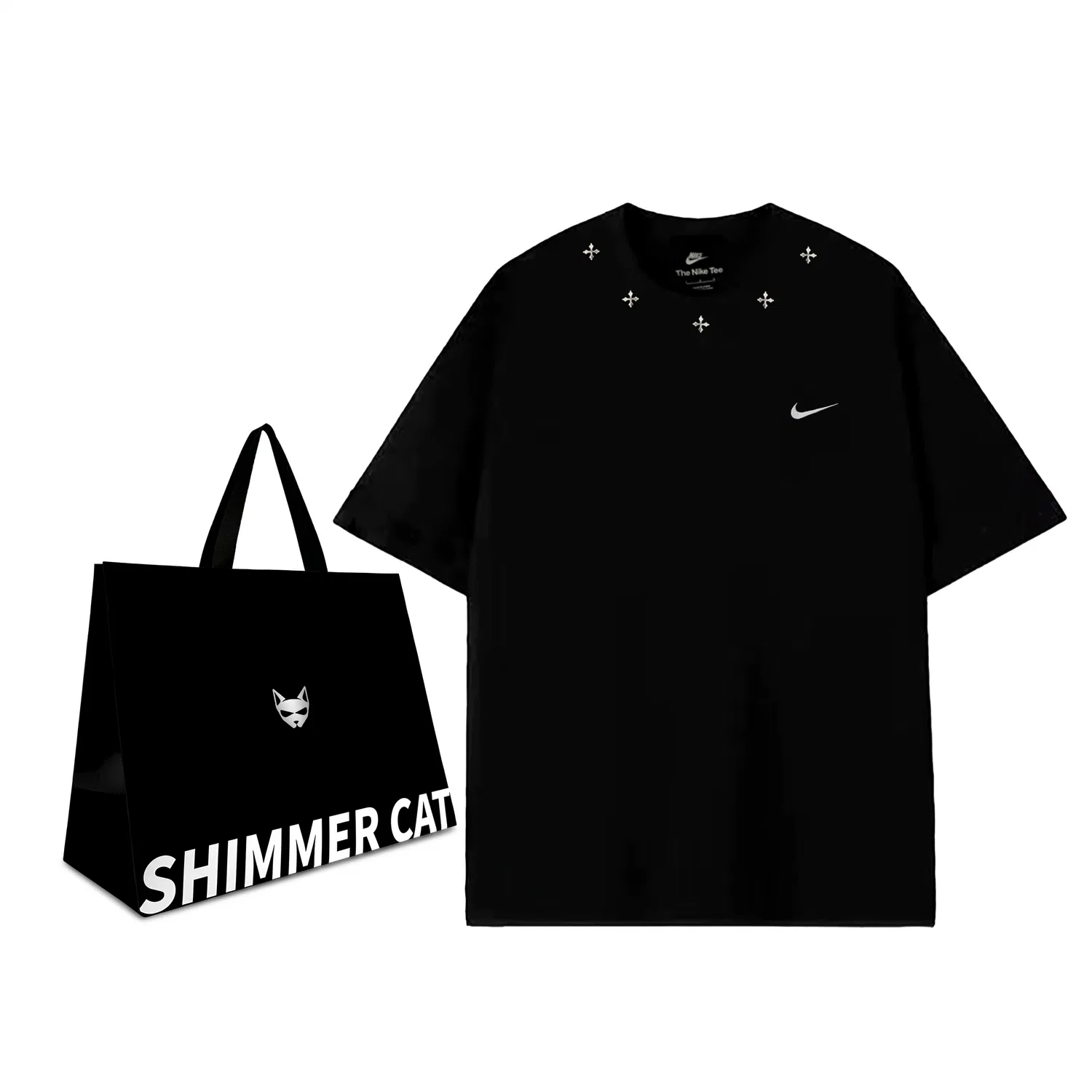 Футболка с логотипом Nike Sportswear черная