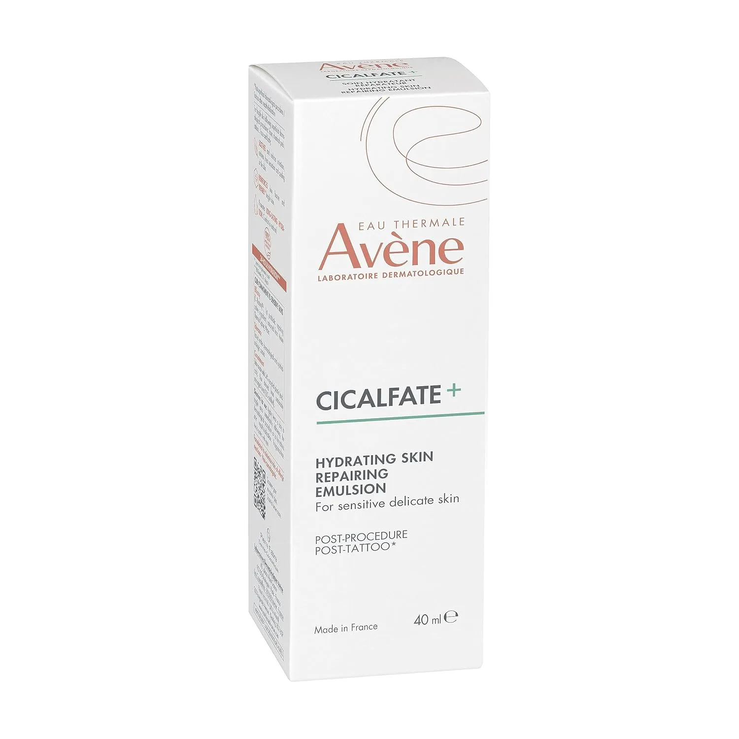 Увлажняющая восстанавливающая эмульсия для кожи Avène Cicalfate+ после процедур и татуировок, помогает восстановить кожный барьер, 24-часовое увлажнение, 373 мл (упаковка из 2 шт.) 38,4 мл (2 шт.) — фото 3