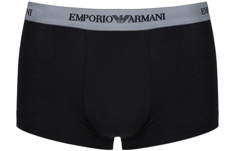 Трусы мужские Emporio Armani комплект из 3 штук (серый+черный+белый) — фото 3