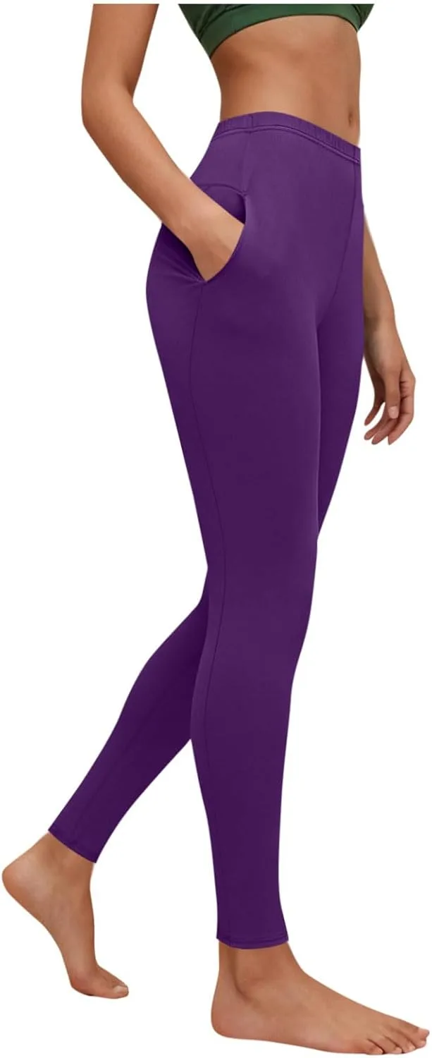 

Леггинсы для женщин High Waist с карманами для тренировок