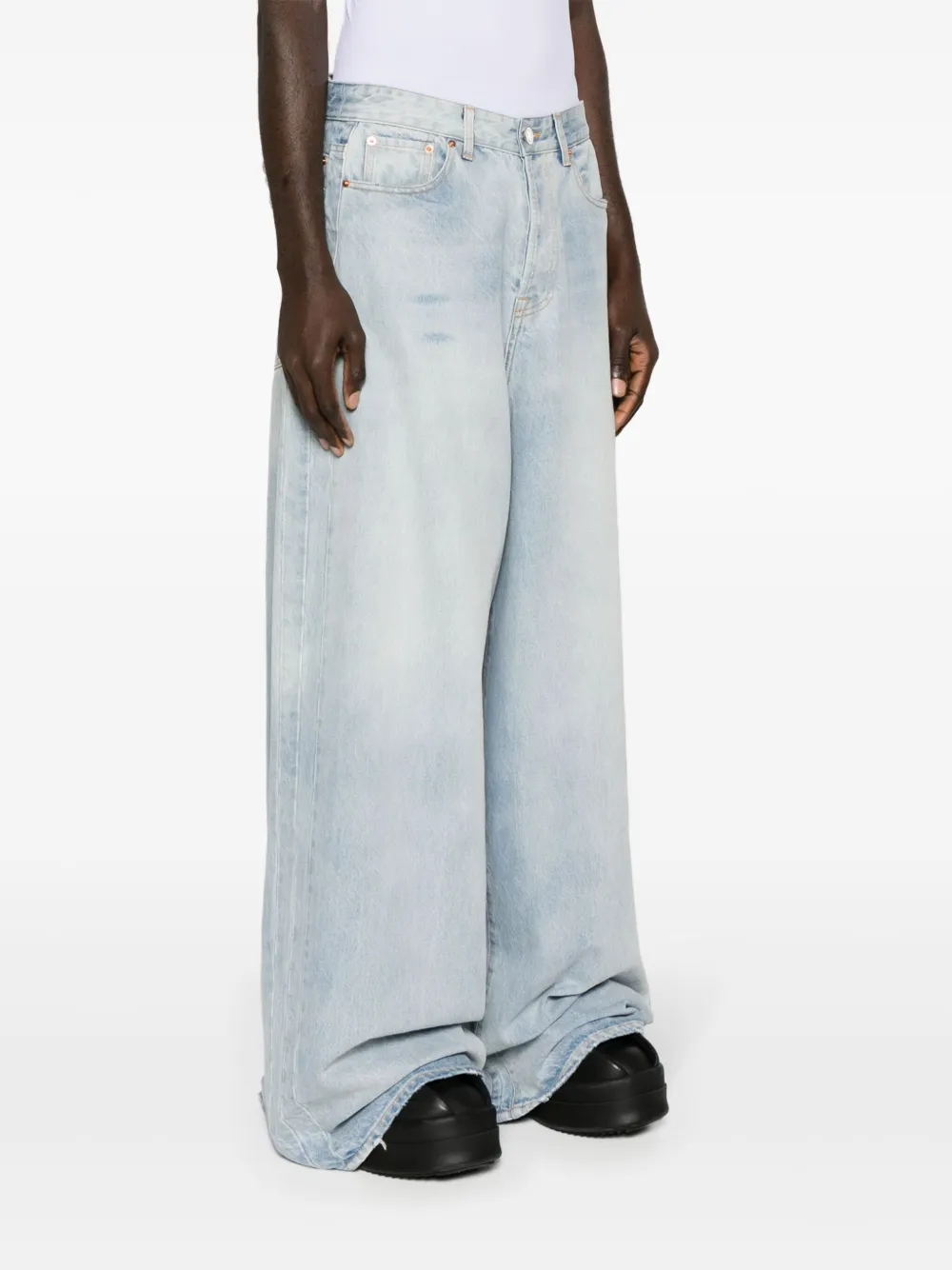 Джинсы Big Shape свободного кроя Vetements, синий — фото 4