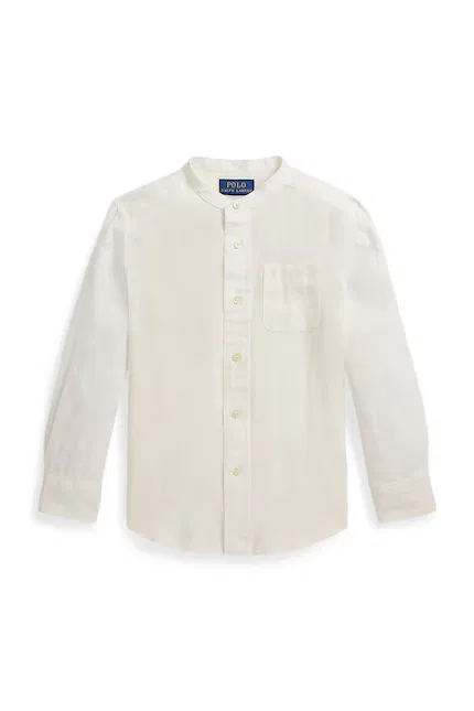Рубашка льняная lniana Polo Ralph Lauren, белый