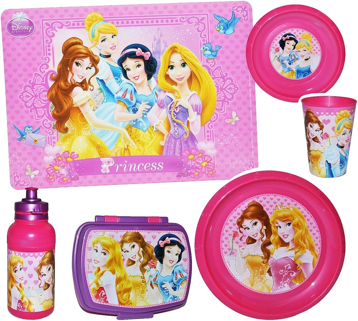 Большая тарелка с именем Disney Princess - Princess - Belle / Sleeping Beauty, диаметр 22 см alles-meine.de GmbH — фото 2