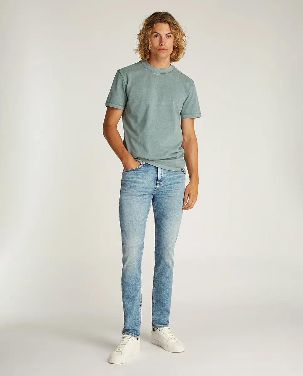 

Мужские узкие джинсы с низкой посадкой Calvin Klein Jeans, синий