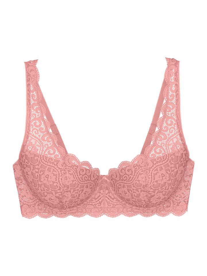 

Triumph Бюстгальтер с чашками Amourette цвета вишнево-розовый