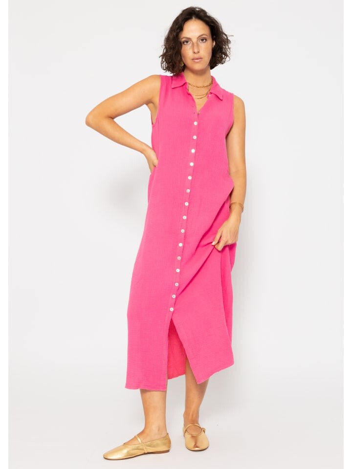 

Длинное платье SASSYCLASSY Langes Ärmelloses Musselin, розовый