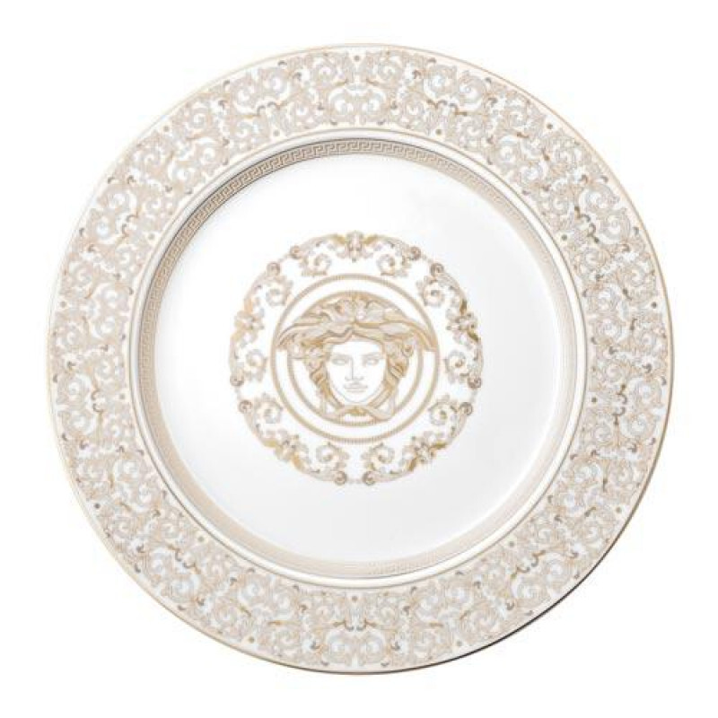 

Rosenthal Versace Medusa Gala тарелка-подставка 30 см Rosenthal meets Versace, белое золото