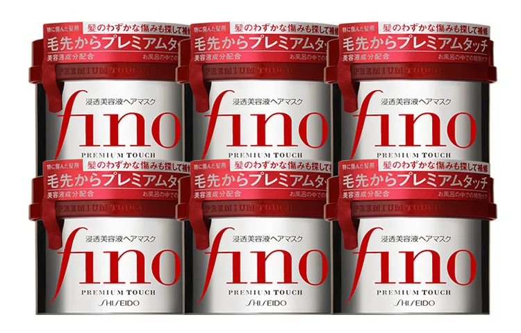 Маска для волос Fino Red Treasure Vase Serums Hair Mask Treatment Hair Masks Repairing Taiwan Version 230g — фото 4