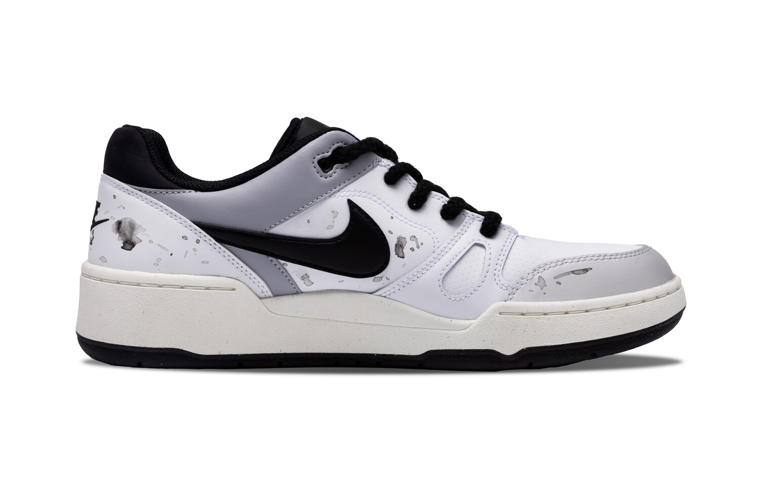 

Кроссовки Nike Full Force Skateboarding Shoes Men Low-top Black, черный