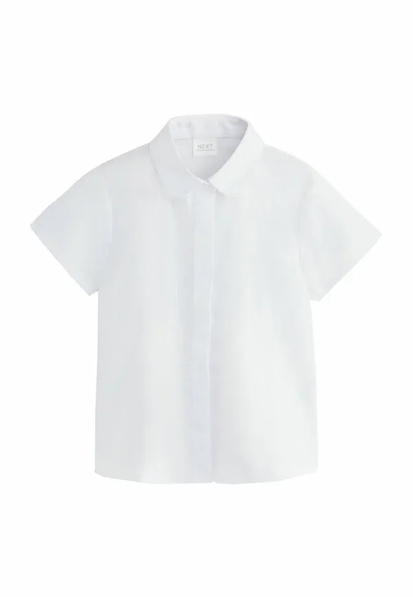 Блуза Next, Regular fit short sleeve 5 pack button down, белый — фото 3