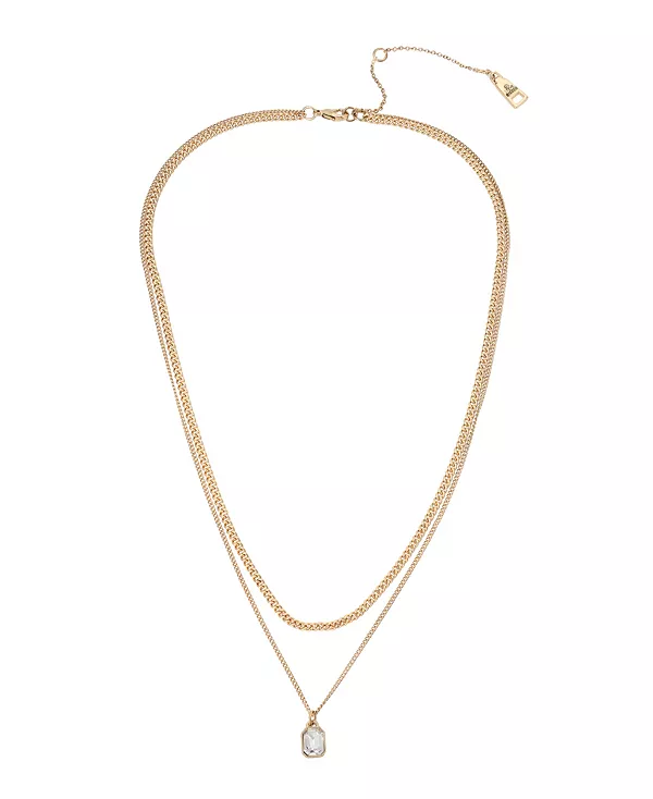 

Женское многослойное ожерелье из камней Steve Madden, crystal