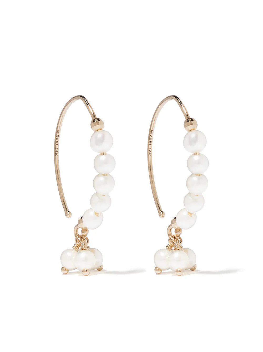 

Серьги Sea of Beauty из желтого золота Mizuki, золотой