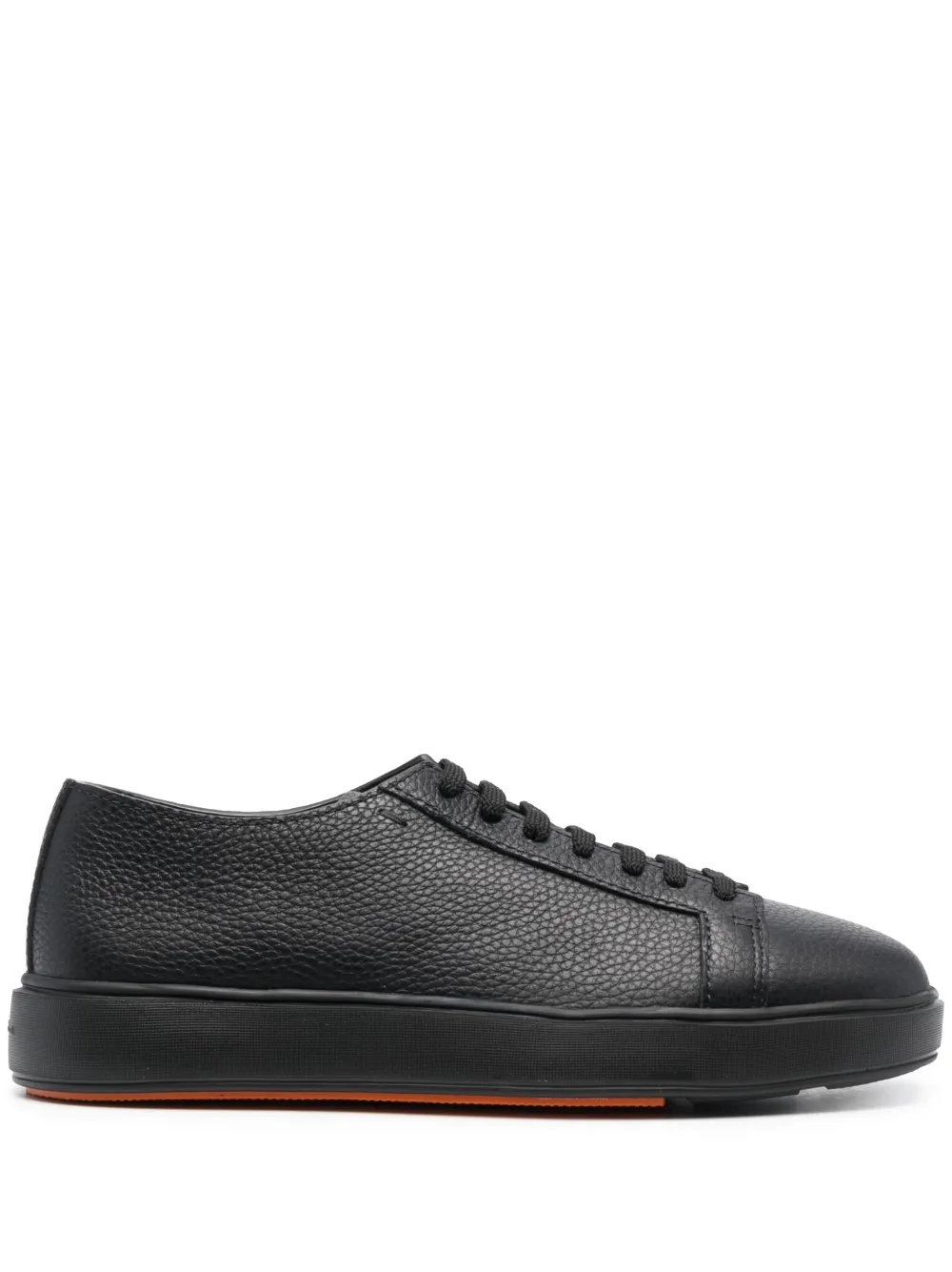 

Кеды на шнуровке Santoni, черный