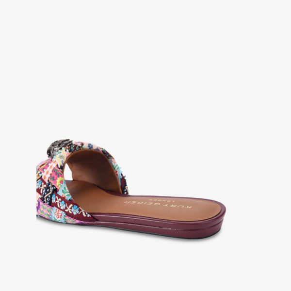 Сандалии Kurt Geiger London, винный — фото 4