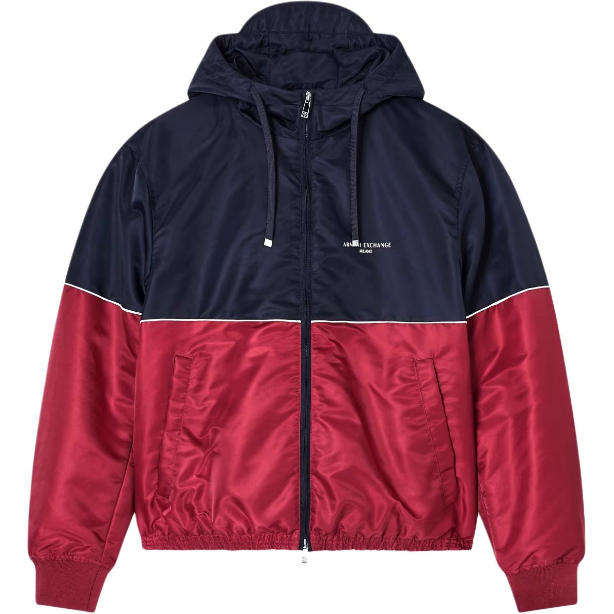 

Мужская пуховая куртка AE FW25 Armani Exchange, синий красный