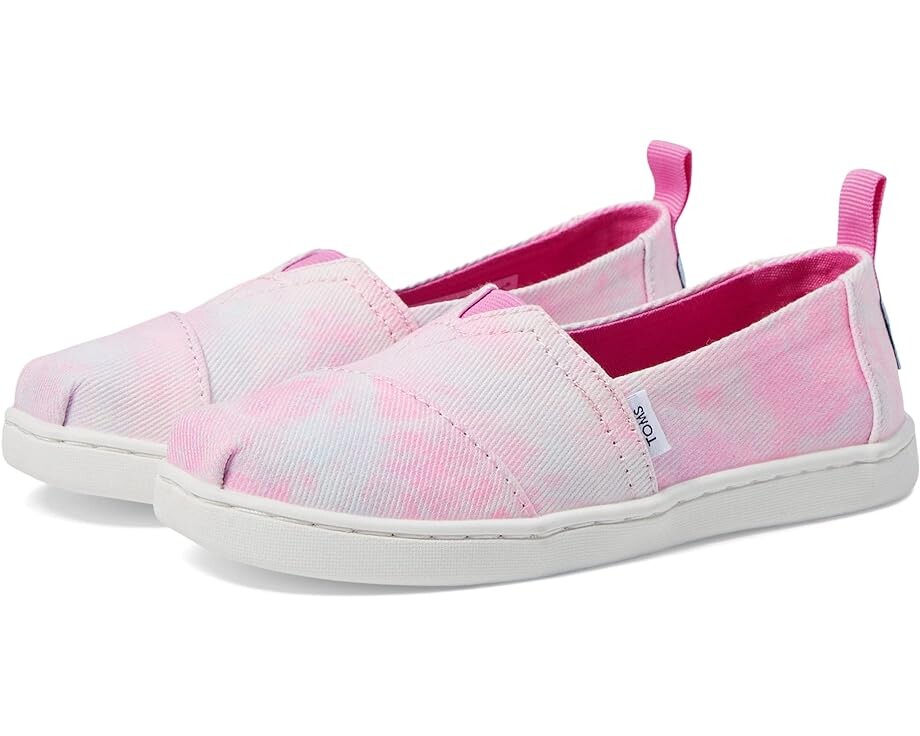 

Лоферы Toms Alpargata Tie-Dye Twill, цвет Neon Pink