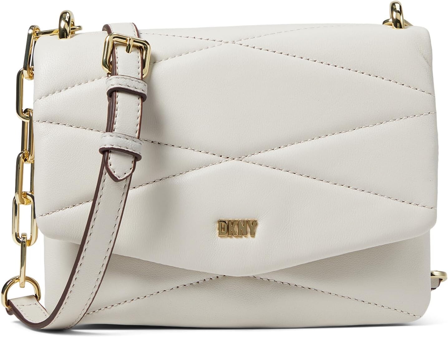 

Сумка кросс-боди DKNY Eve Chain Crossbody, цвет Pebble